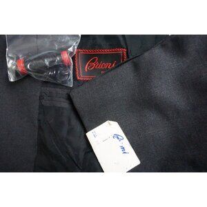 Brioni Dark Gray 100% Wool 2 Pc Suit Jacket Pants 50R BIG GUY BRAND NEW